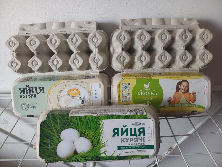 Лотки для яиц на 10 шт.