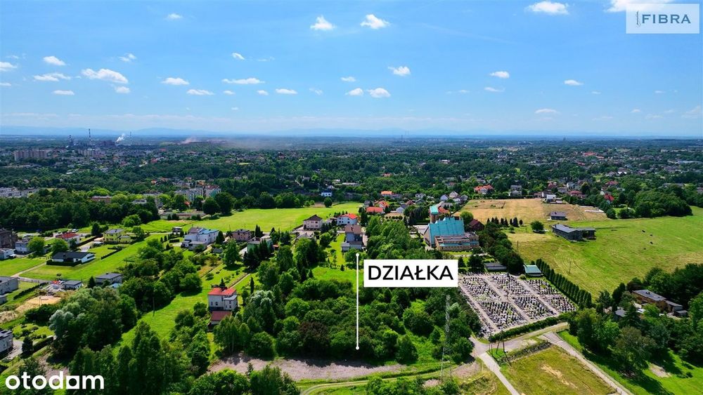 2653 m² + 1320 m² działka z pięknym widokiem Media - Widok 3