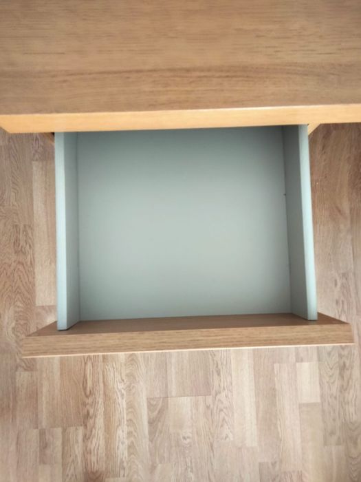 Secretária MALM IKEA Carvalho 140x65cm como nova