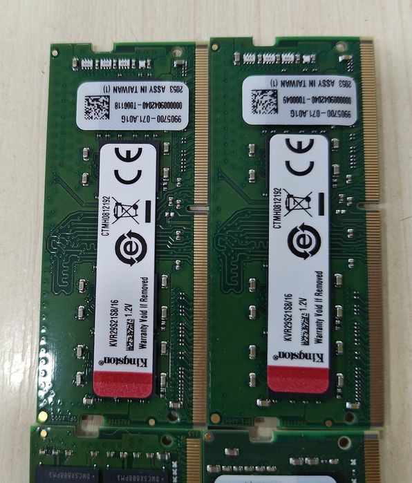 Память для ноутбуков DDR4, DDR3, DDR5