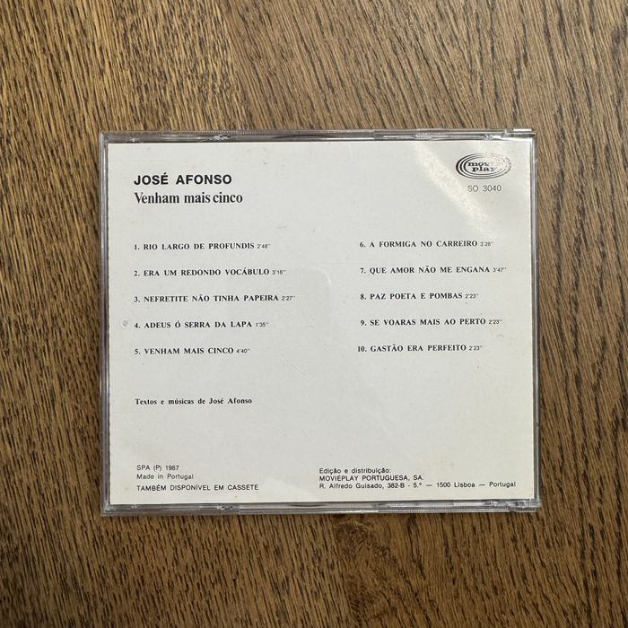 José Afonso - Venham Mais Cinco