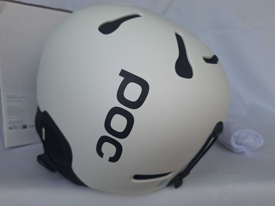 Kask narciarski POC Auric Cut Matt White XS/S 51-54cm