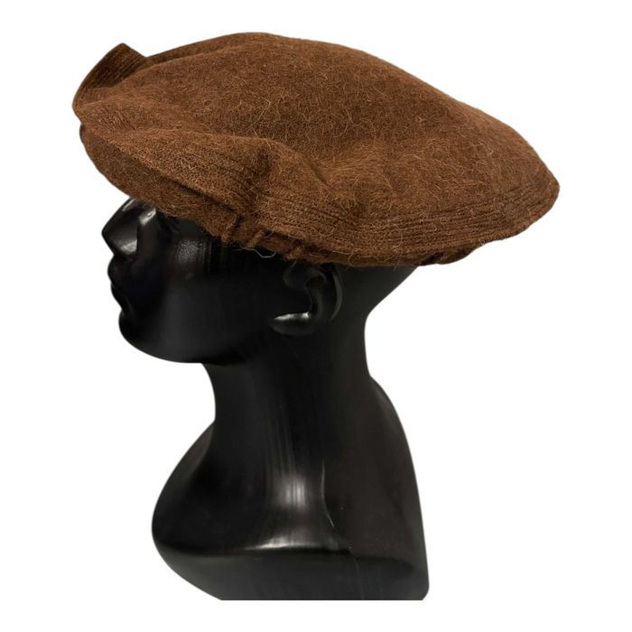 Boné de inverno Cap Chapéu Pakol 100% feito à mão (camelo marrom)