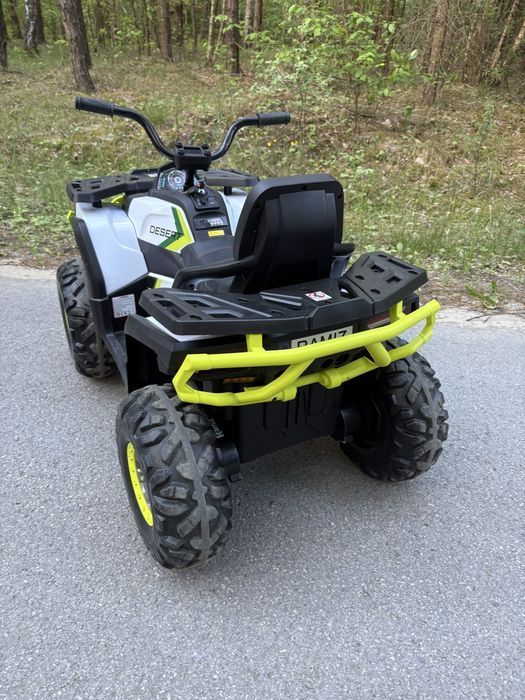 Quad Na Akumulator Dla Dzieci ATV Desert 4x4 EVA Pilot LED