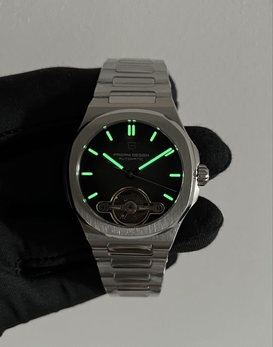 Механічний Pagani Design PD-YS025 Automatic | Sapphire | Open Heart Часы мужские механические