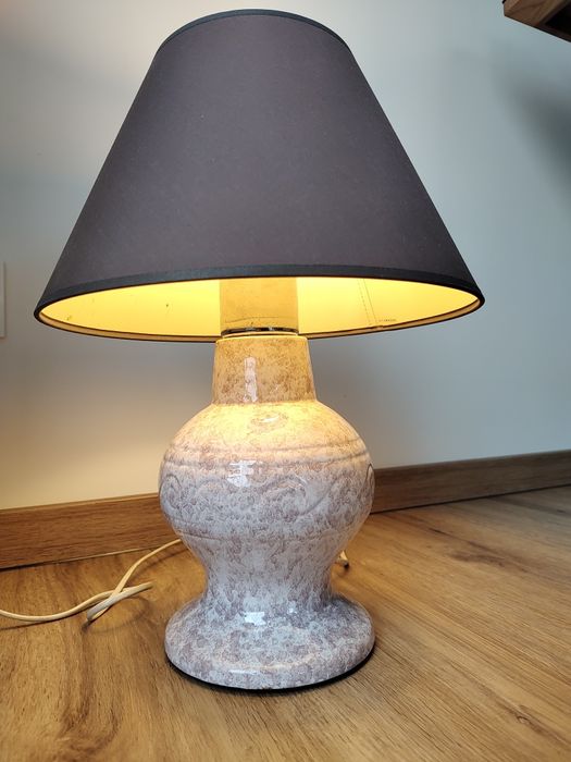 Duża bułgarska lampka nocna retro lata 70.