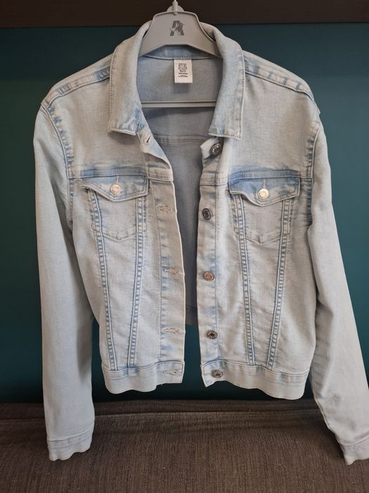 Sliczna jasna katana jeansowe H&M rozmiar 152