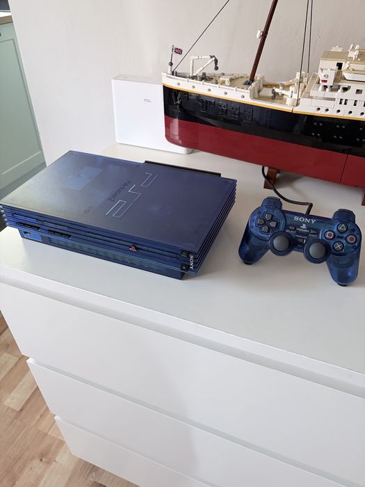 Sprzedam playstation 2 ocean blue