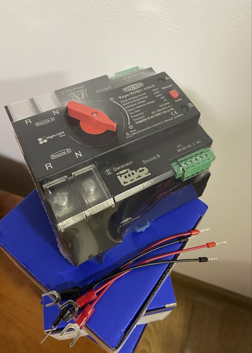 АВР ATS Tomzn TOQ-7 2p 125А однофазний 2 полюсний