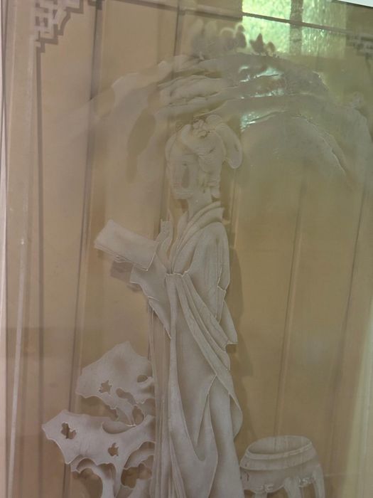 Szyba ozdobna piaskowana styl Japoński