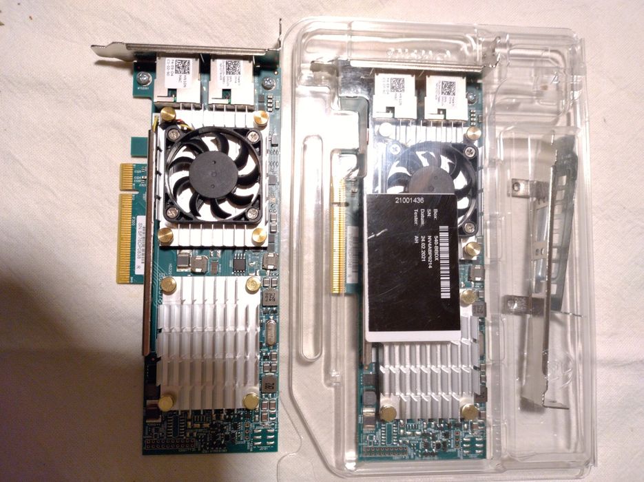 Placa de rede dual-port Dell 10Gb Ethernet RJ45