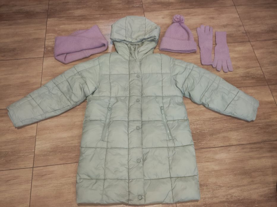 ZARA Kurtka płaszcz dla dziewczynki na zimę