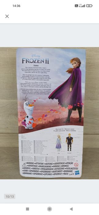 Hasbro Disney Frozen Kraina Lodu 2 Anna Lalka

Nowa, powystawowa.

Opa