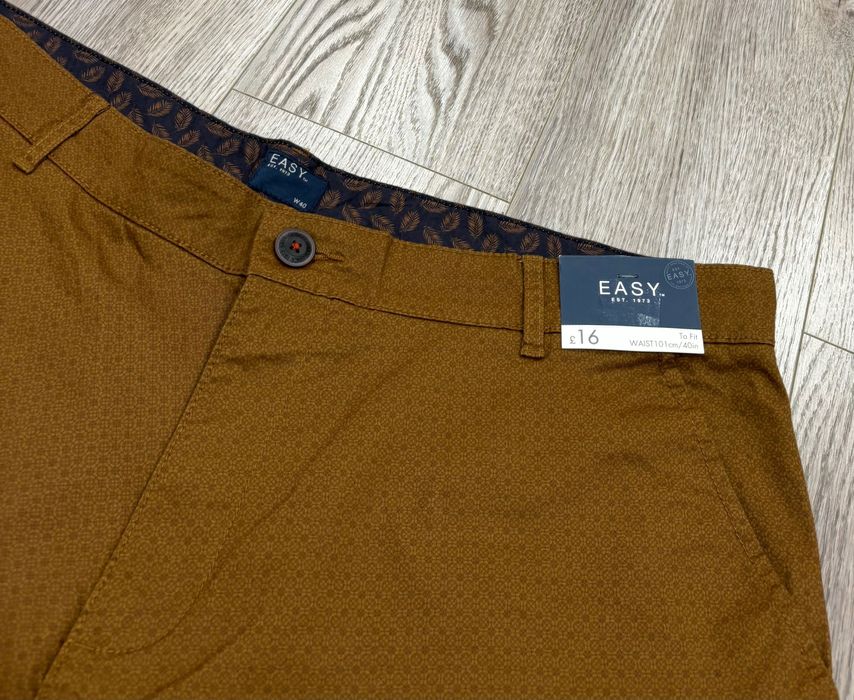 EASY 2XL 40 Хлопковые Мужские шорты xxl XXL хлопка чиносы чинос easy