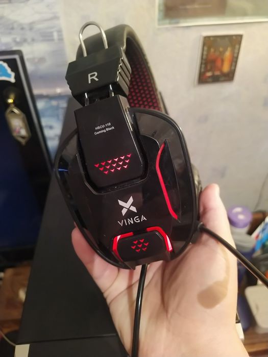 Продам наушники гэймерские с микрофоном