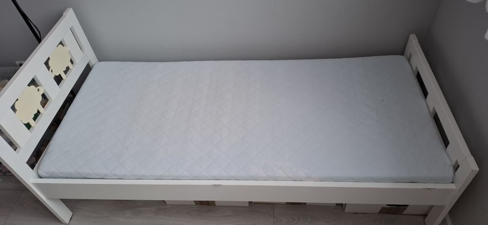 Łóżko łóżeczko dla dziecka  Ikea Sultan Lade z materacem