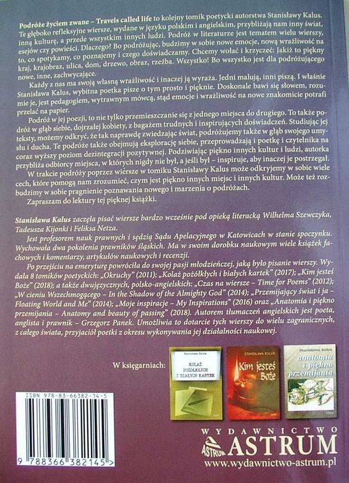 Podróże Życiem Zwane - Stanisława Kalus DEDYKACJA