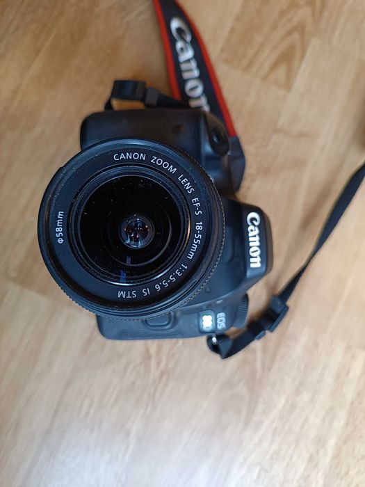 Canon EOS 80D + obiektyw EF-S 18-55  mm f/3,5-5,6 is STM