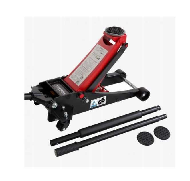 Podnośnik hydrauliczny 3T niski 75mm podwójny szybki AREBOS