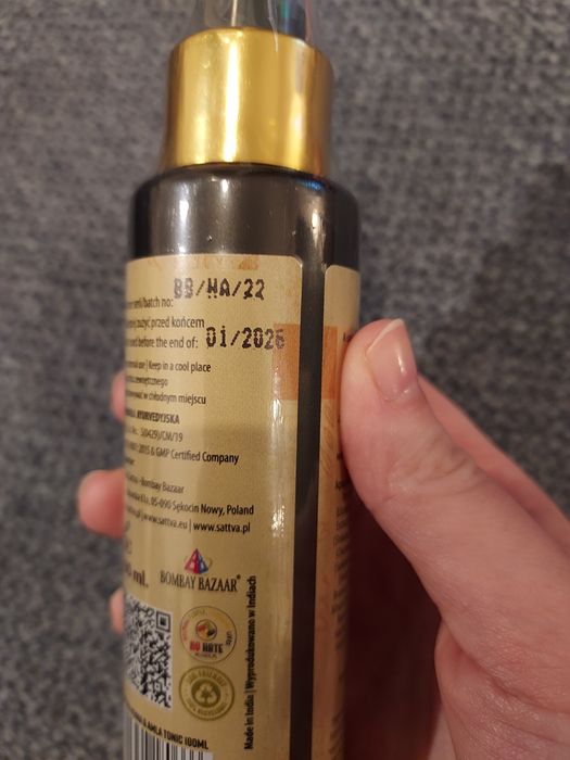 Wcierka do skóry głowy Henna i Amla, Sattva Ayurveda