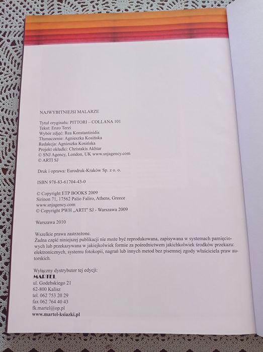 Najwybitniejsi malarze album Martel