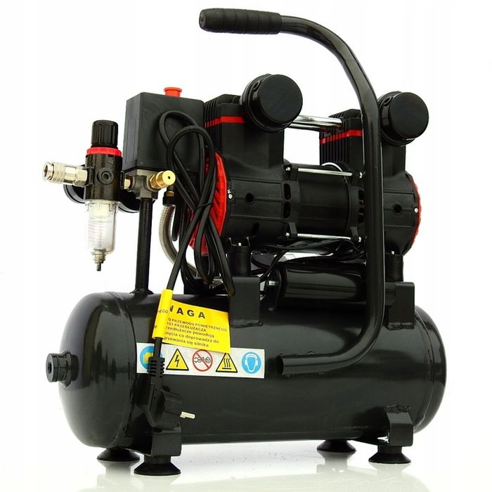 Pofesjonalny 10 Bar Kompresor Sbn Bezolejowy 8l Sprężarka Powietrza Ci