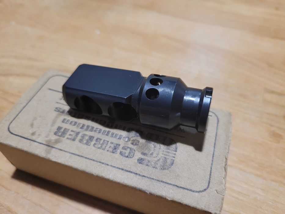 Kompensator odrzutu podrzutu hamulec do AK 47 AKMS Jack Cerber 14/1 lh