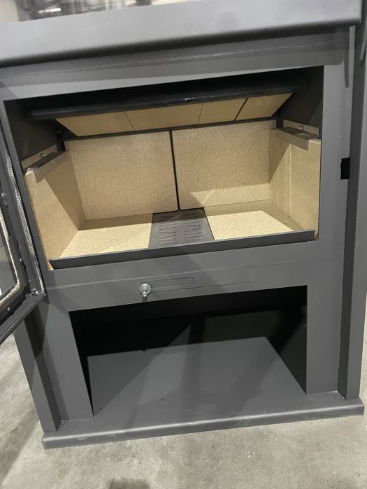 Salamandra com forno inox