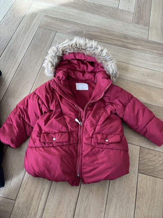 Kurtka zara kurtki zimowe dziewczynki 104 buty zimowe kozaki smyk cool