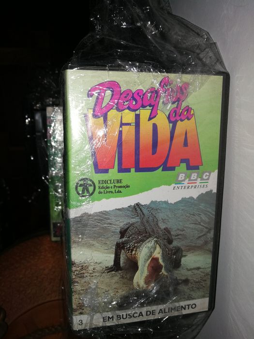 Vintage Colecção 32 Cassetes vhs desafios da vida