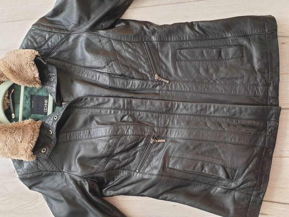 Ochnik Damska Kurtka Skórzana (Model ID886Z13 2565), Rozmiar S