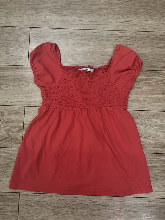 Marks & Spencer malinowa bluzeczka tunika rozmiar 116cm.