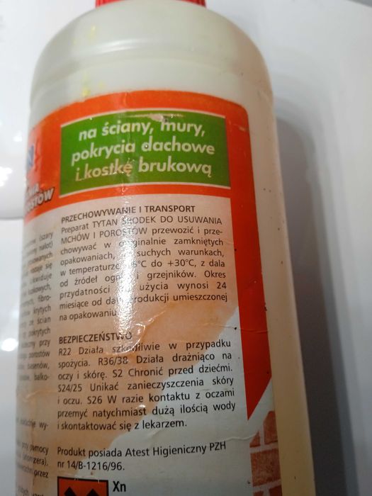 Środek do usuwania mchów i porostów