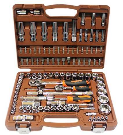 Набір інструментів Ombra 108 ел хром-ванадій набор головок ключей PL