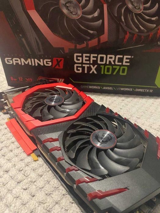 Відеокарта MSI GeForce GTX 1070 Gaming X 8GB | Стан 10/10