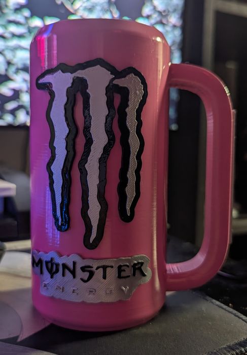 Тримач для банки 0.5л Monster Energy [Rose]
