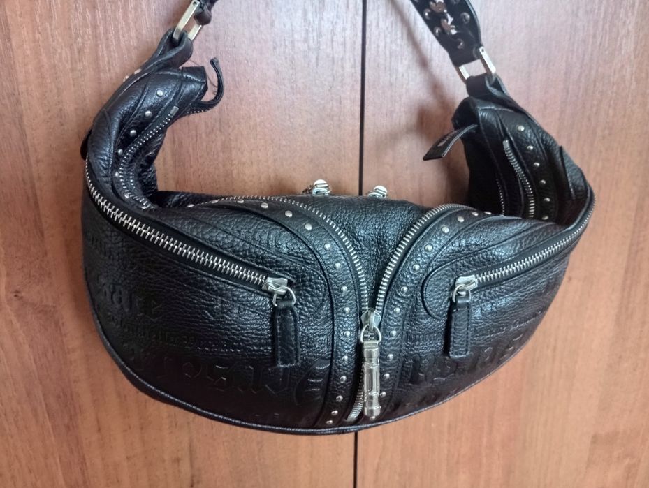 Versace Lambskin Top Handle Bag