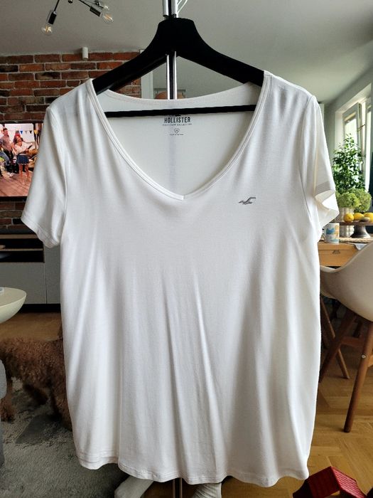 Koszulki hollister v-neck M nowe 2 sztuki