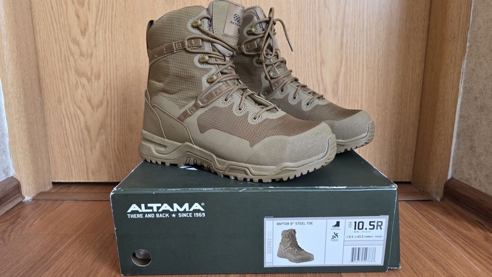 Черевики тактичні Altama - Raptor 8 Safety Toe - Coyote - 322003 43.5 ...