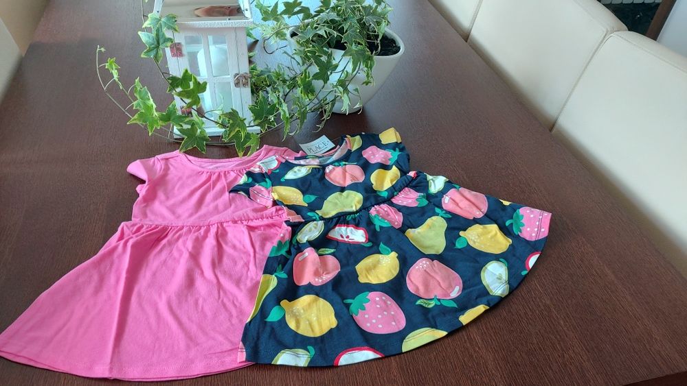 Sukienka 2 pak dla dziewczynki