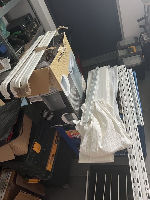 Ikea Algot polki, drazki na wieszaki, kosze, wieszak na spodnie