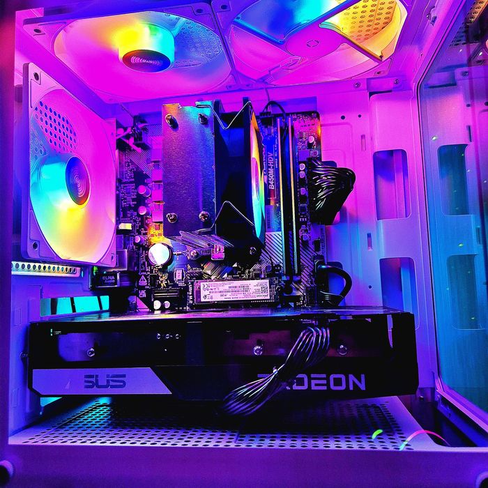 Komputer RX6600XT/1TB SSD/R5 5500/16gb ram/Gamingowy Okazja Gwarancja