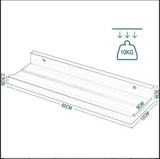 Nowa półka ścienna / regał /szafka/ organizer / 3 szt / EUGAD !A1496!