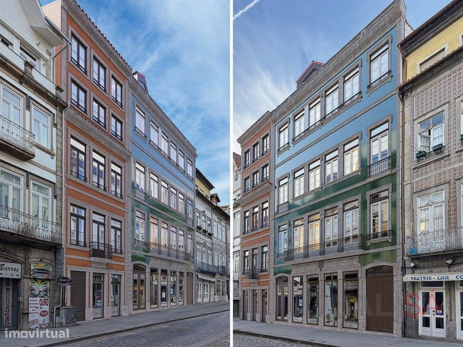 Loja com 198m2 e logradouro localizada no centro histórico de Braga...