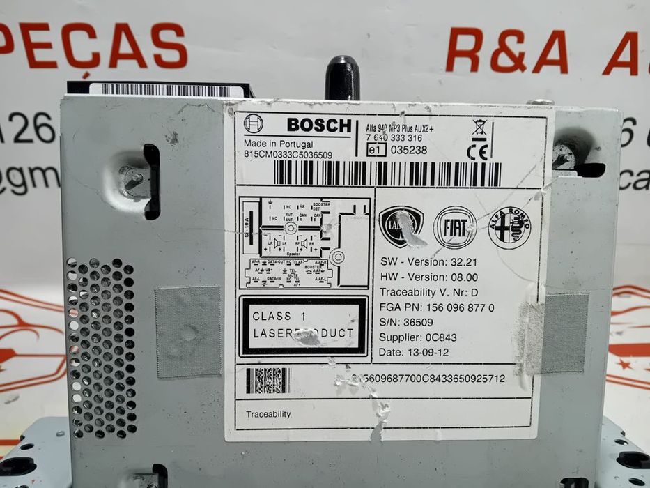 Auto Rádio Alfa Romeo Giulietta 1560968770 Original