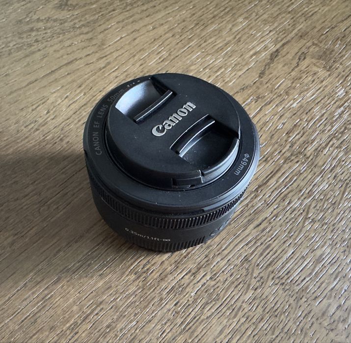 Objetiva CANON RD 50 MM 1.8 STM