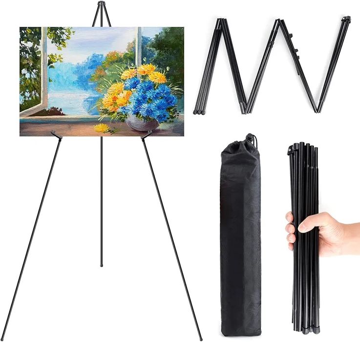 Sztaluga stojak na tabliczkę weselną 169 cm, regulowana składana