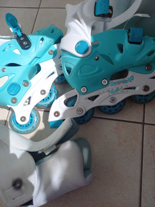 Rolki Łyżwy Wrotki 4w1 RAVEN Balloon Mint 29-32