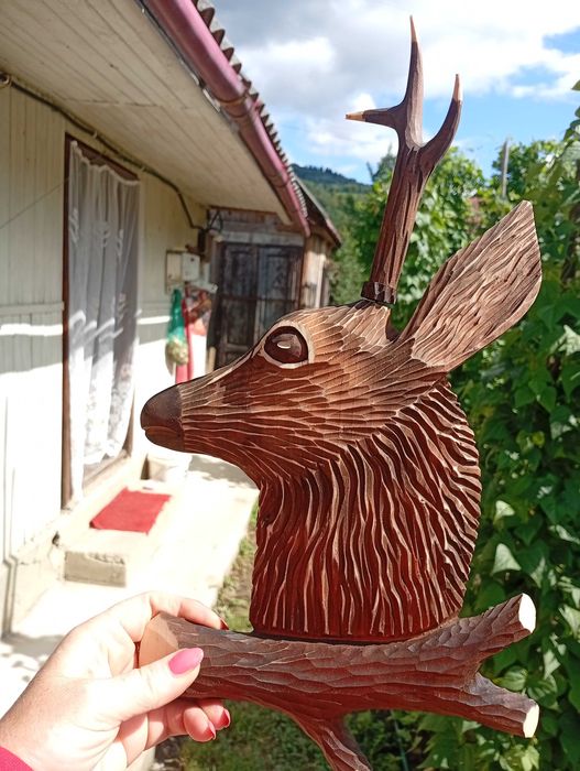 Вирізані голова козулі,багато є