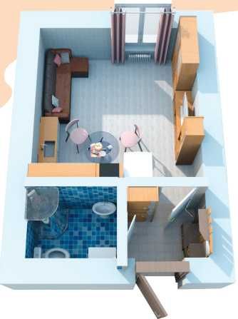 1-room apartment apartment by the address st. Zabolotnogo ak (area 20,7 m²) - Atlanta.ua - photo 7